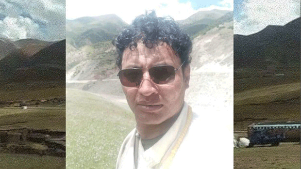 Nagchu resident Lhadar, now incommunicado in detention, is shown in an undated photo.