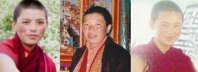 Three of the five women who have self-immolated are (from left to right) Tenzin Wangmo, Palden Choetso, and Tenzin Choedron. 